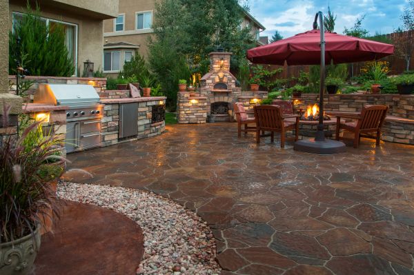 Stone Patio Construction in Glendale