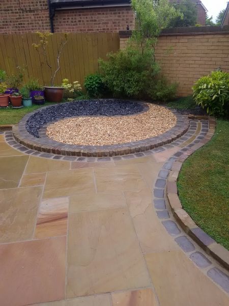 Sandstone Patio Installation in Glendale